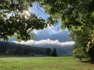 Berglandschaft am Königssee während eines Schweigeretreats